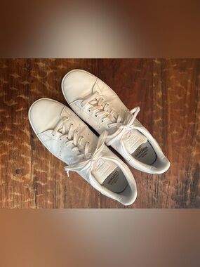 adidas Stan Smith White Leather Low-Top Sneakers